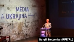 Выступ прэзыдэнта Чэскай Рэспублікі Пэтра Павэла на канфэрэнцыі «Мэдыя і Ўкраіна», Прага, 22 чэрвеня 2023 