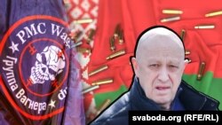 ПВК «Вагнэр» у Беларусі, Яўгеній Прыгожын, каляж