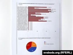 Дасьледаваньні з дакладу, прэзэнтаванага на канфэрэнцыі