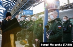 Прызыў у расейскае войска ў анэксаваным Расеяй Крыме. Севастопаль, сьнежань 2022