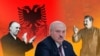 Энвэр Ходжа, Аляксандар Лукашэнгка, Ёсіф Сталін. Каляж