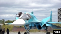 Su-34. Архіўнае фота.