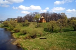 Гарадзішча Копысі з драўлянымі вежамі