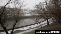 Від з Траецкай гары, дзе месьцяцца карпусы 2-га шпіталя