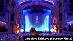 Czech Republic -- Super Cup is displayed during a ceremony in Prague, August 29, 2013