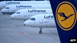 Самалёты авіякампаніі Lufthansa