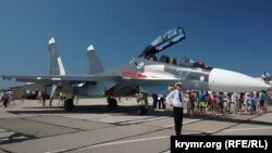 Расейскі «Су-30СМ» у Крыме