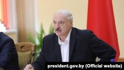 Belarus - Alexander Lukashenka in Shklou District, 22Jun2018