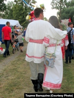 Ён і яна. На фэстывалі Берагіня. Здымак Т.Валодзінай