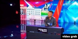 Бердібек Дәулетбекұлының "Mongolia’s got talent" телешоуына қатысып жатқан сәт.