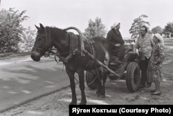 Зь вяскоўцамі па дарозе ў Глушу