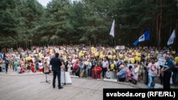 Тысячы берасьцейцаў на мітынгу супраць акумулятарнага заводу. ФОТАРЭПАРТАЖ