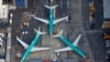 Самалёты Boeing 737 MAX на заводле Boeing у горадзе Рэнтан, штат Вашынгтон. 21 сакавіка 2019 году